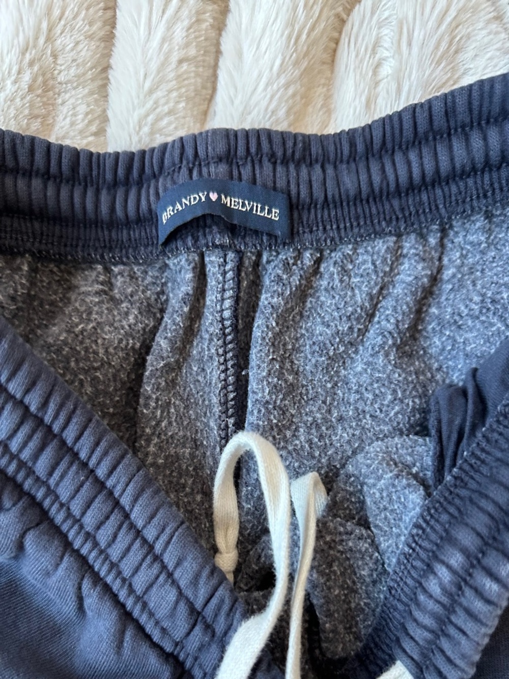 Brandy Melville Blue Cargo Sweatpants